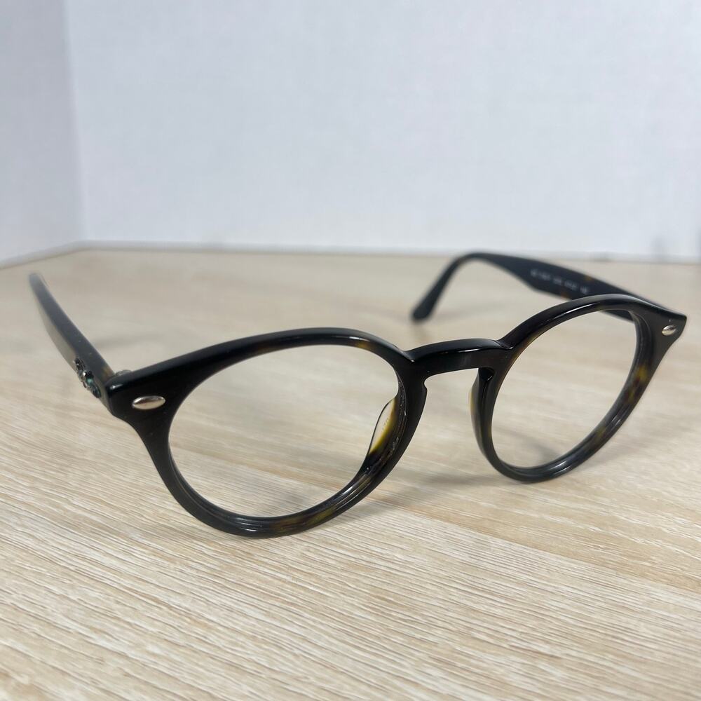 Ray-Ban RB2180-V 2012 Eyeglasses Round Dark Brown Frames Only 47-21-145